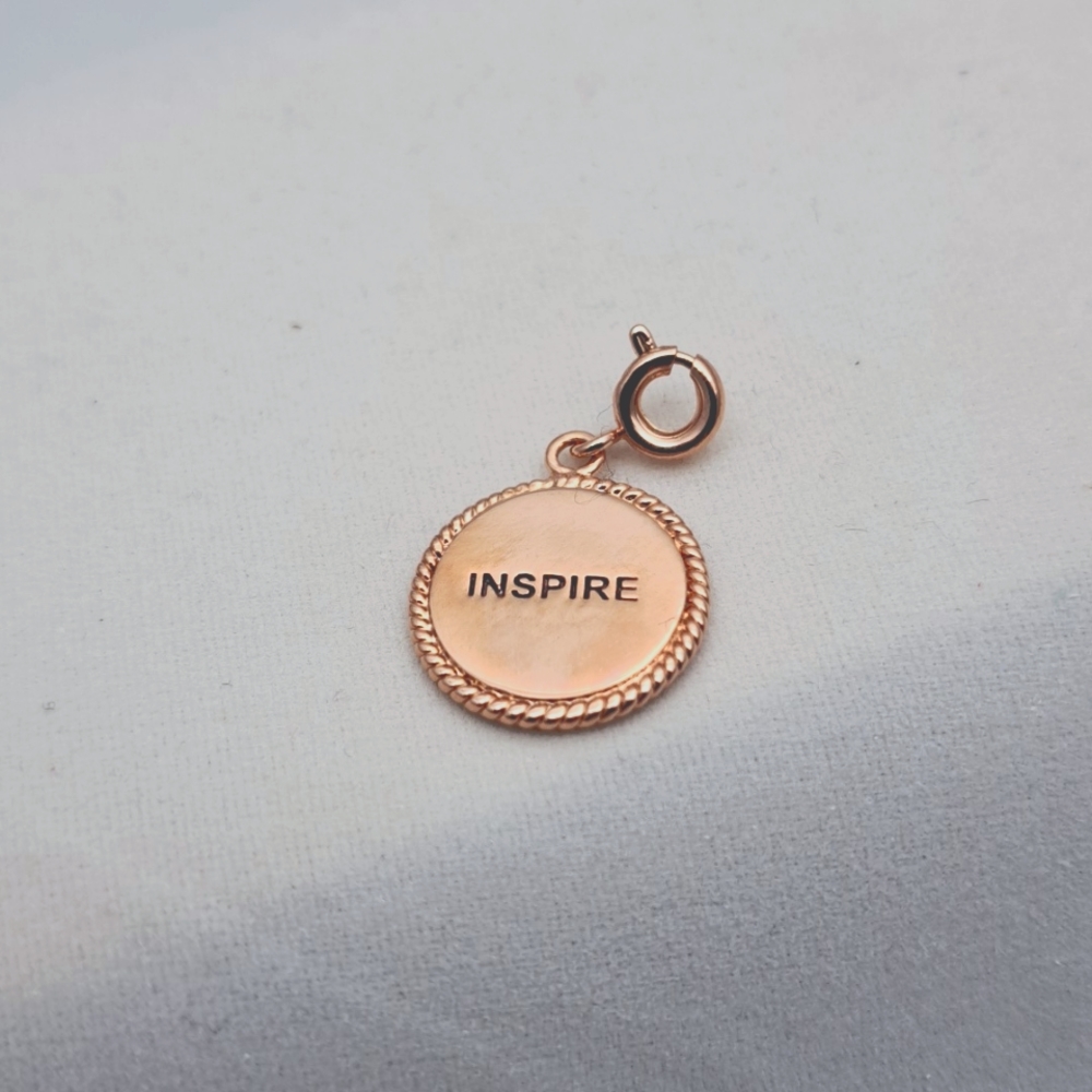 Rose Gold Mindfulness Pendant (inspire) (2)